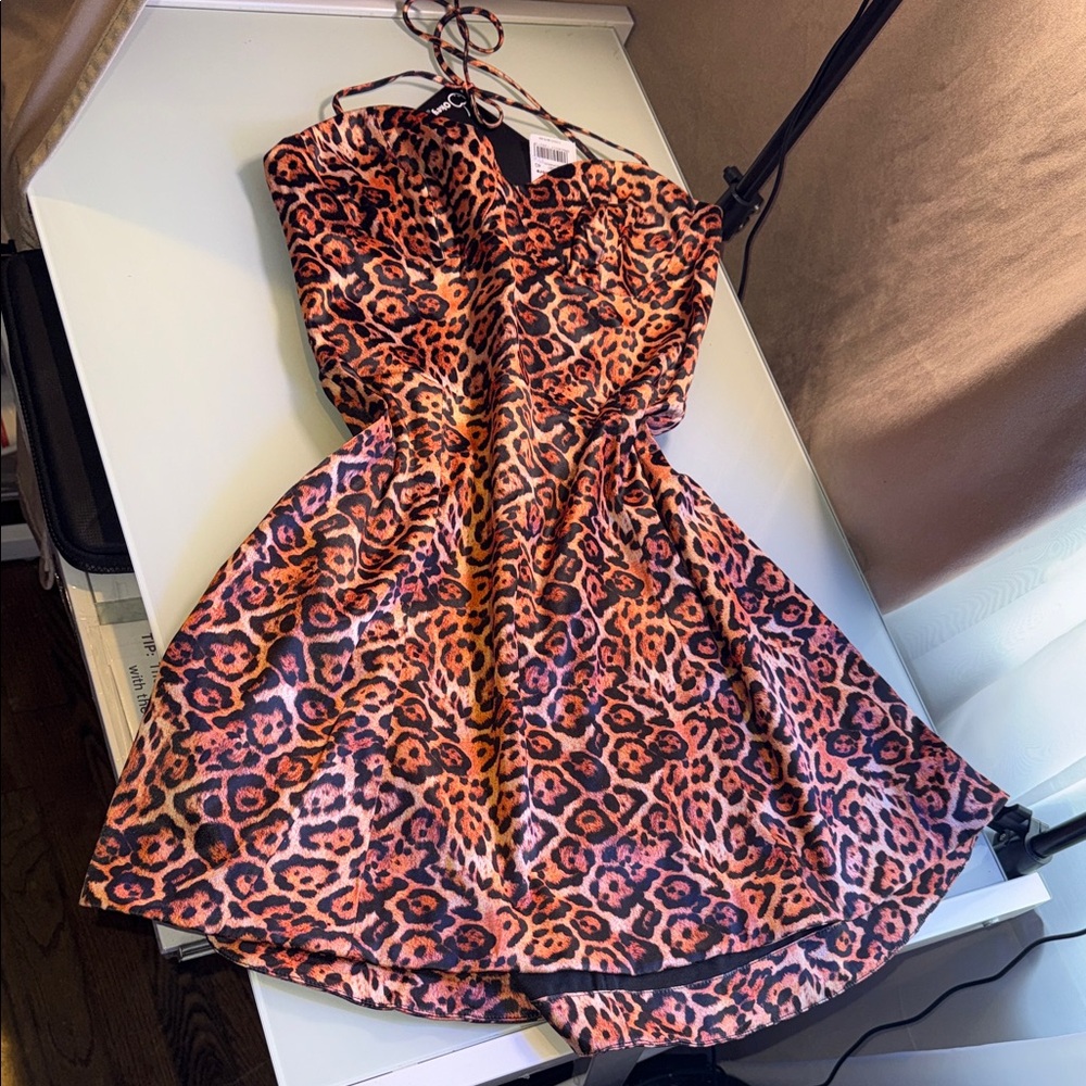 Leopard Print Women's Dress